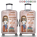 It's On My List - Gift For Traveling Lovers, Vacation Lovers, Travelers, Him, Her - Personalized Luggage Cover