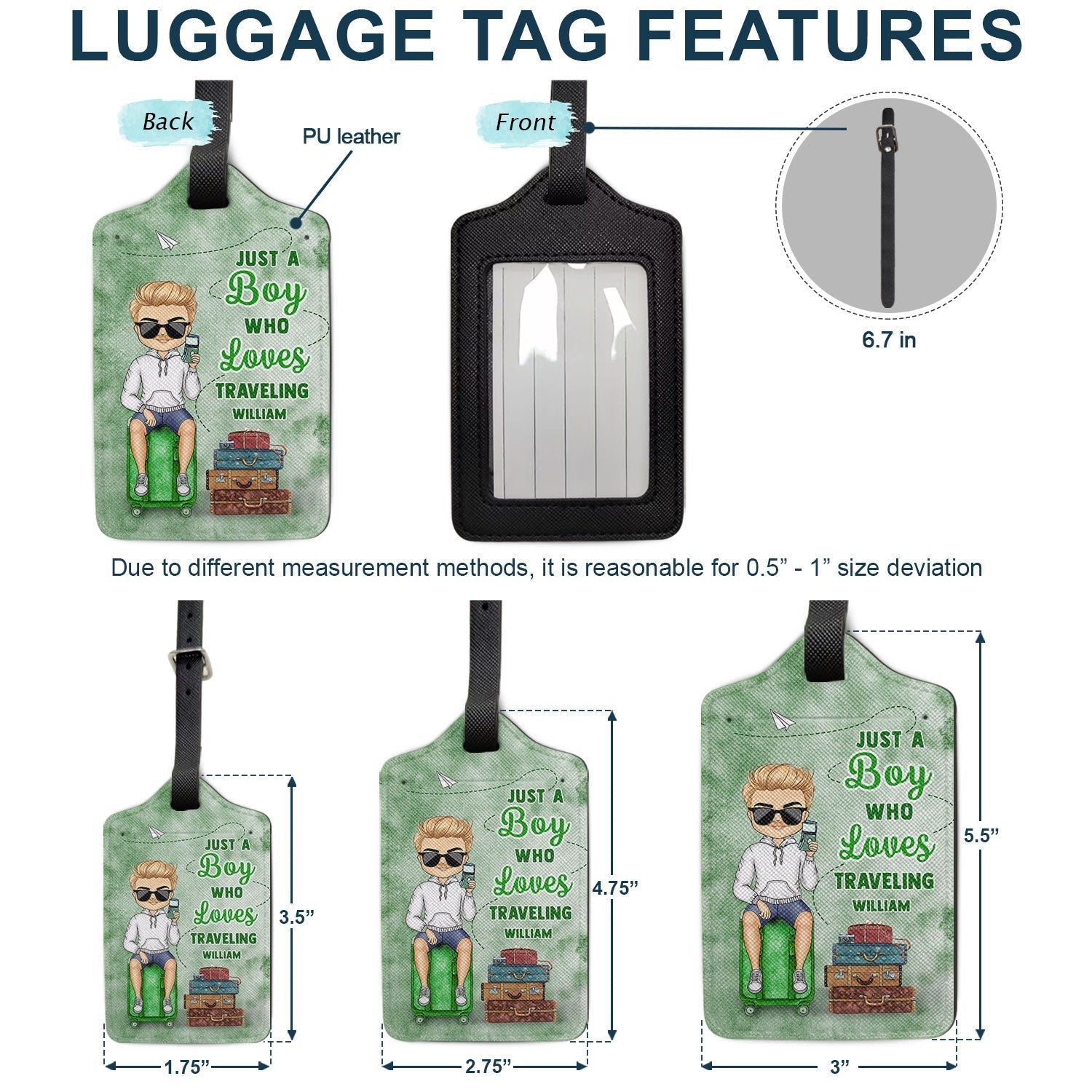 It's On My List - Gift For Traveling Lovers, Vacation Lovers, Travelers, Him, Her - Personalized Combo Luggage Cover And Luggage Tag