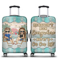 It's On Our List Travel Partners For Life - Personalized Luggage Cover